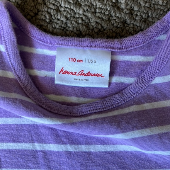 Hanna Andersson purple pocket dress. Size 5. - Picture 2 of 3